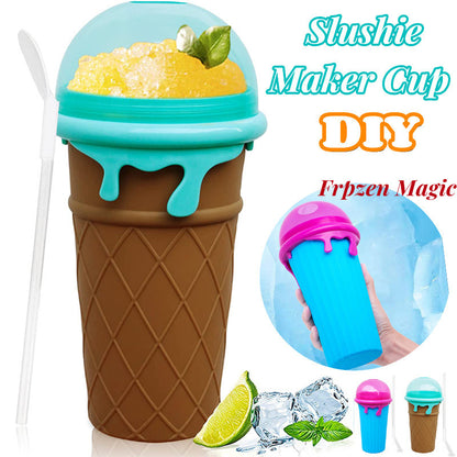 FreezeFlow™ 500ml Magic Slushy Maker Cup – Instant Refreshment, Anytime!