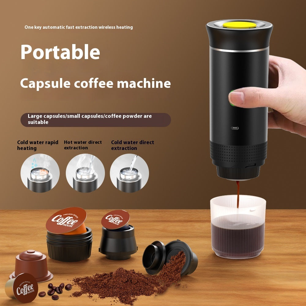 Breo™ 3-in-1 Portable Espresso Maker – Barista-Quality Coffee Anytime, Anywhere!