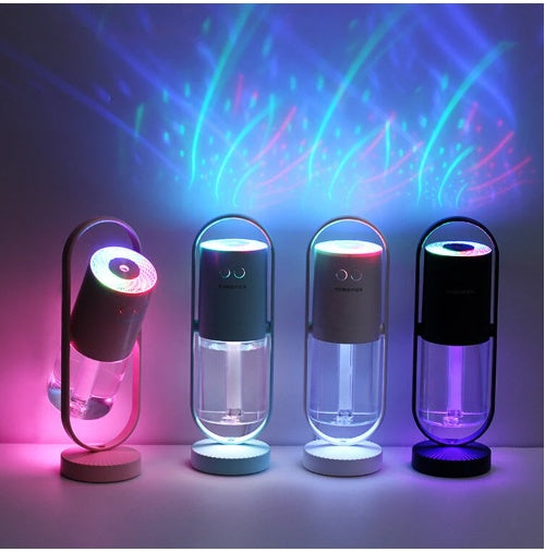 MagicMist™ - USB Air Humidifier with Projection Night Light | Ultrasonic Mist Maker & Air Purifier