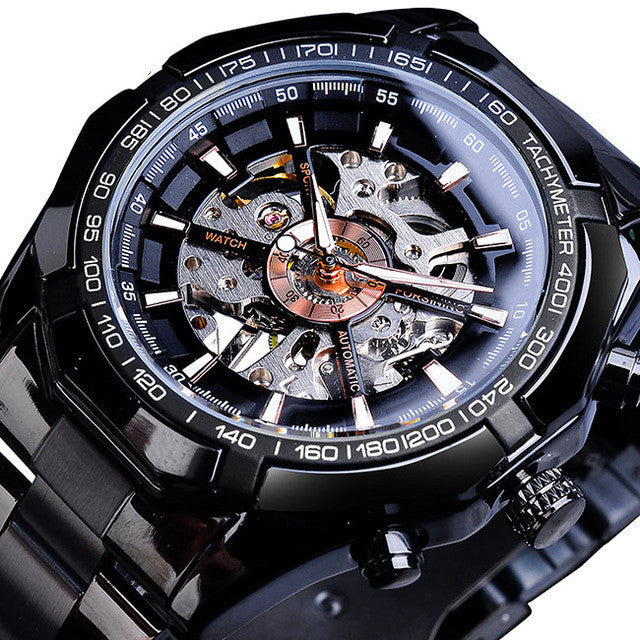 Timeless Elegance: Forsining Men's Fashion Casual Classic Waterproof Manual Mechanical Watch