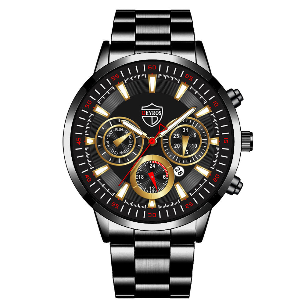 Fashion Men's Luminous Calendar Business Sports Watch