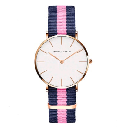 Chic Simplicity: 36mm Ladies Simple Waterproof Student Watch