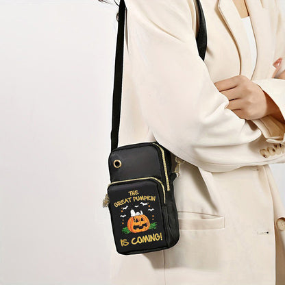 SpookyCharm™ Halloween Pumpkin Mini Crossbody Bag | Cute & Functional