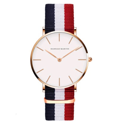 Chic Simplicity: 36mm Ladies Simple Waterproof Student Watch