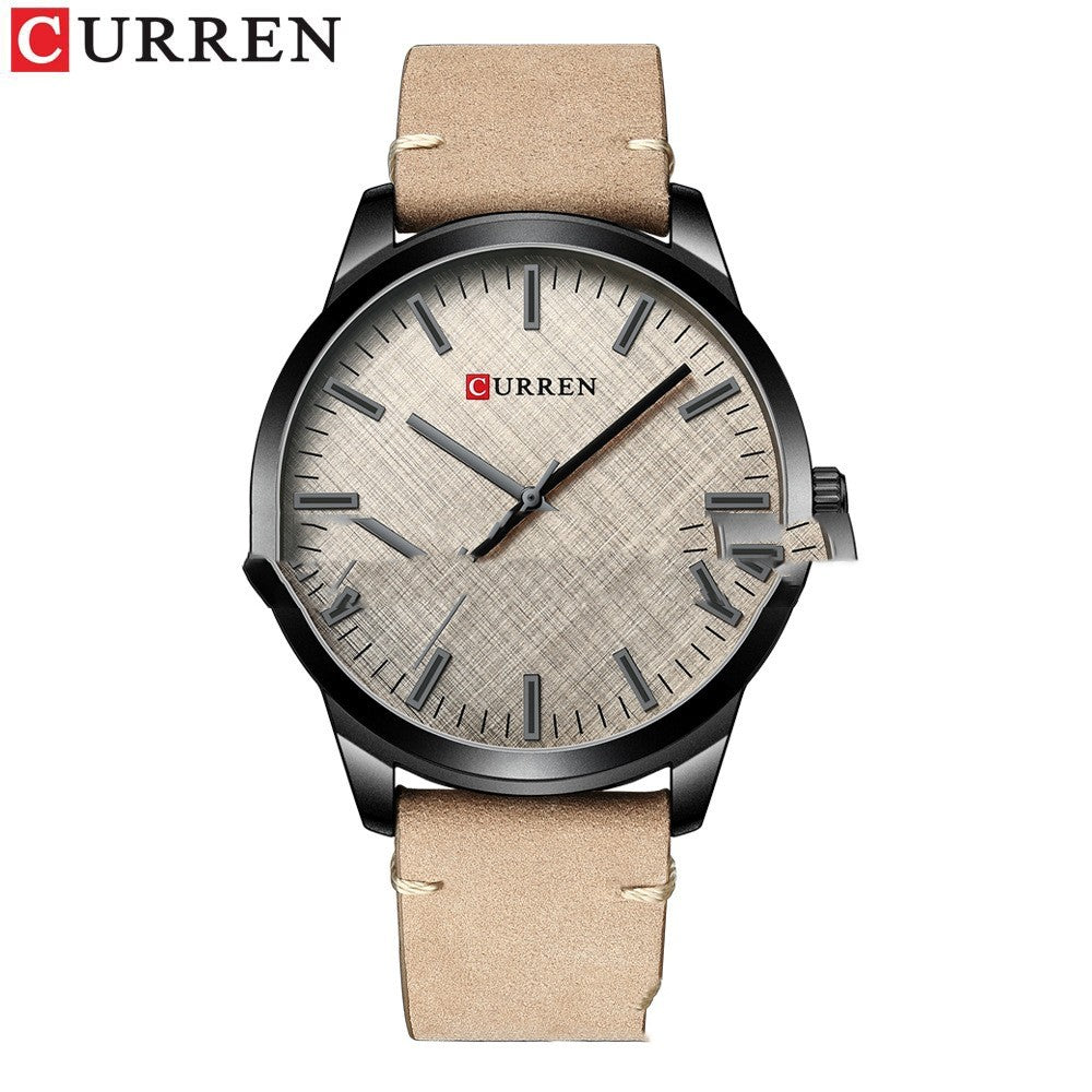 Timeless Elegance: 8386 Round Waterproof Men's Watch