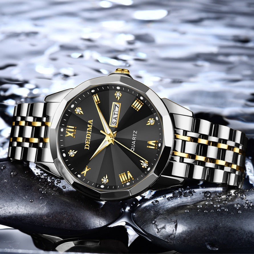 Luminous Luxe Waterproof Men's Luxury Watch