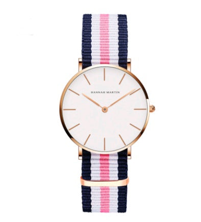 Chic Simplicity: 36mm Ladies Simple Waterproof Student Watch