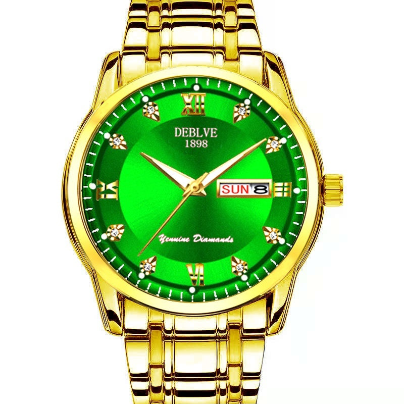 Galactic Dual Calendar Men's Waterproof Luminous Watch