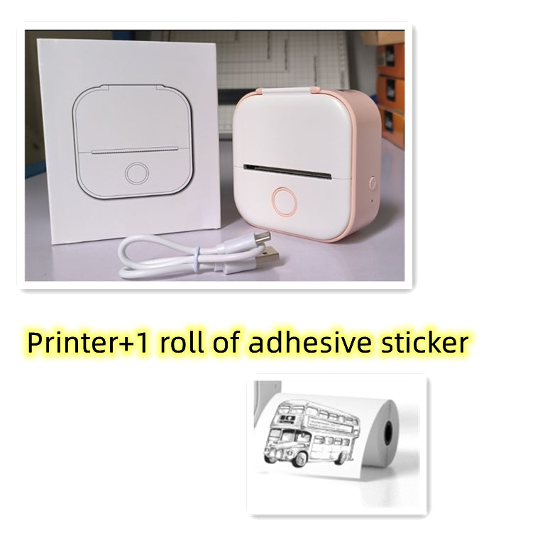 Phomemo™ T02 Mini Thermal Printer – Portable Bluetooth Label & Photo Printer