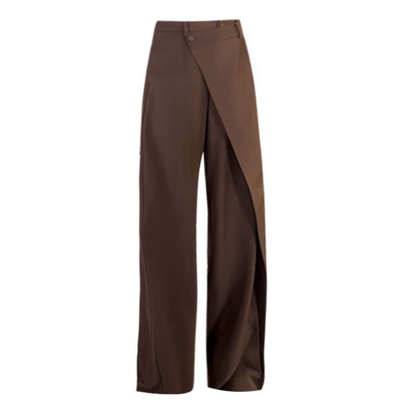 ChicFlow™ Irregular Wide-Leg Pants – Elegant High-Waist Loose Trousers