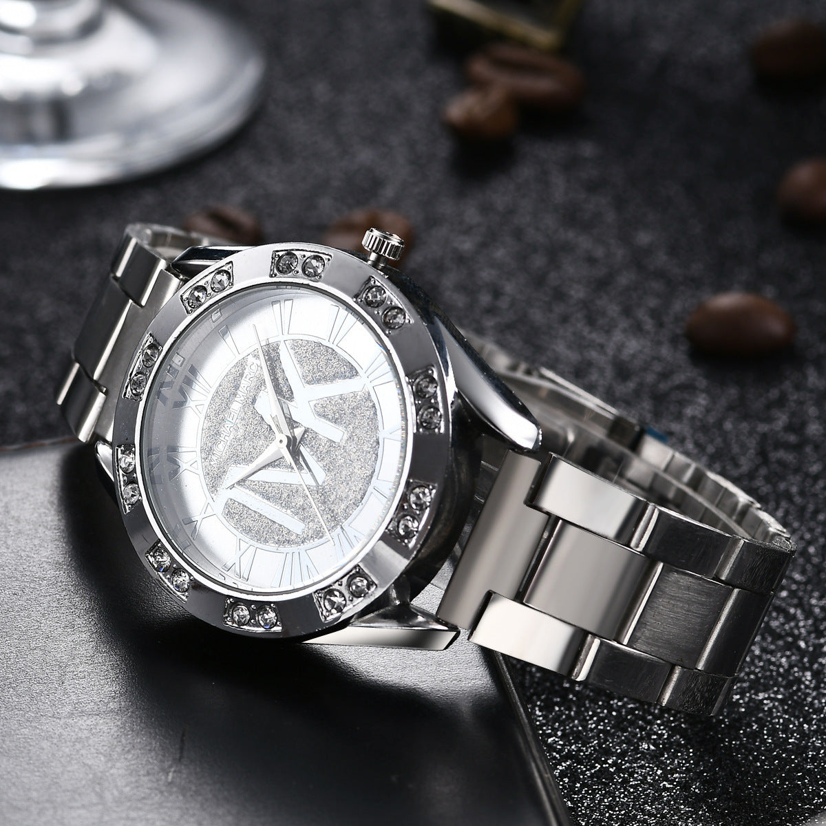 Starlight Stainless Steel Casual Quartz Watch for Women