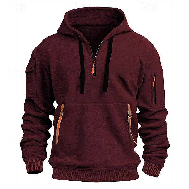 UrbanEase™ Plus-Size Dropped Shoulder Hooded Sweatshirt | Unisex Pullover