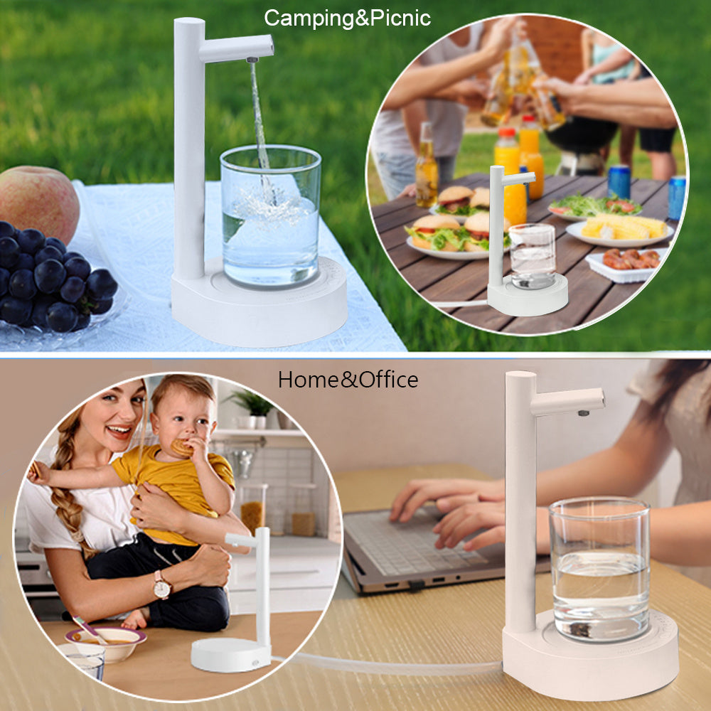 HydroFlow™ Electric Water Dispenser – Effortless, Hygienic, & Portable Hydration