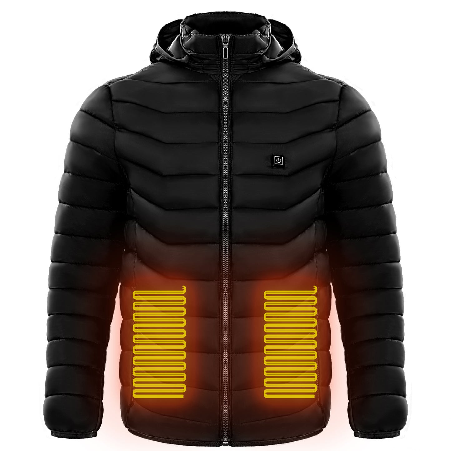 ThermaShield™ Heated Puffer Jacket – Insulated Electric Heating Windbreaker