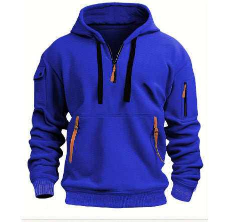 UrbanEase™ Plus-Size Dropped Shoulder Hooded Sweatshirt | Unisex Pullover