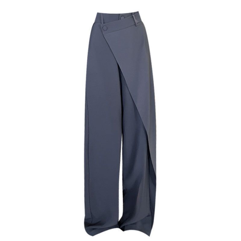 ChicFlow™ Irregular Wide-Leg Pants – Elegant High-Waist Loose Trousers