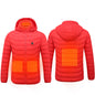 ThermaShield™ Heated Puffer Jacket – Insulated Electric Heating Windbreaker