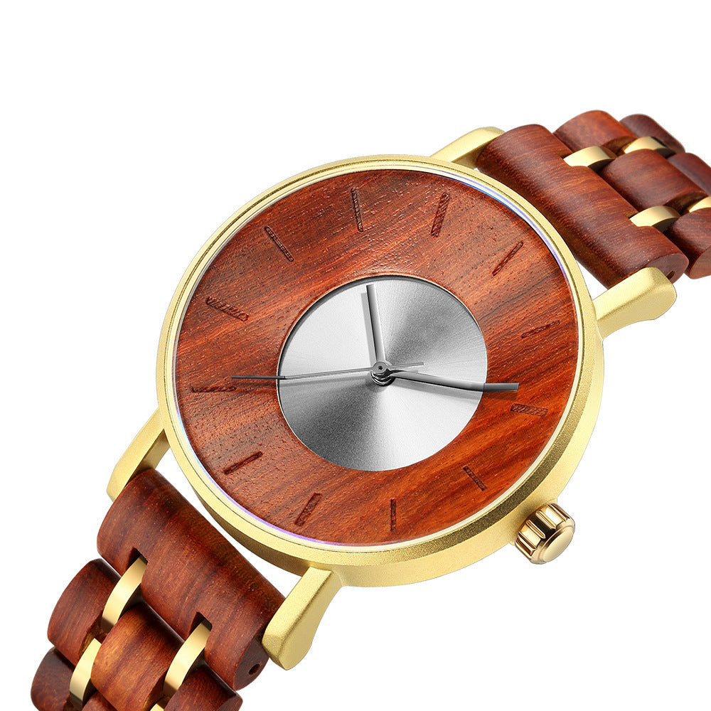 Alloy Room Wood Summer Men's Fashion Watch