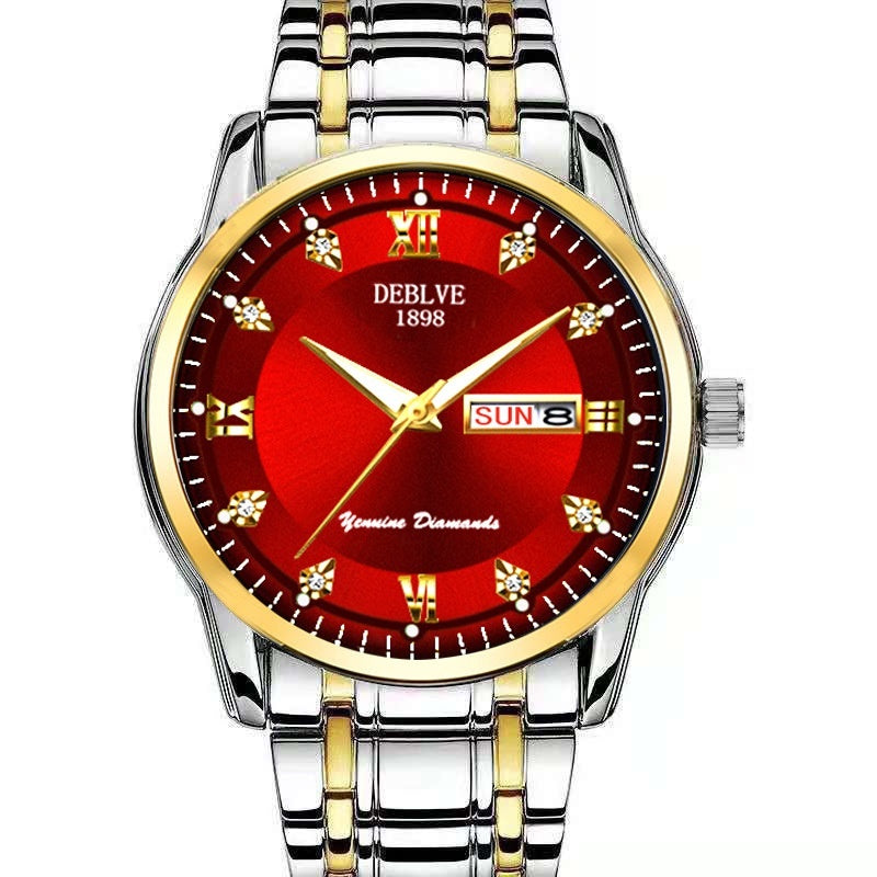 Galactic Dual Calendar Men's Waterproof Luminous Watch