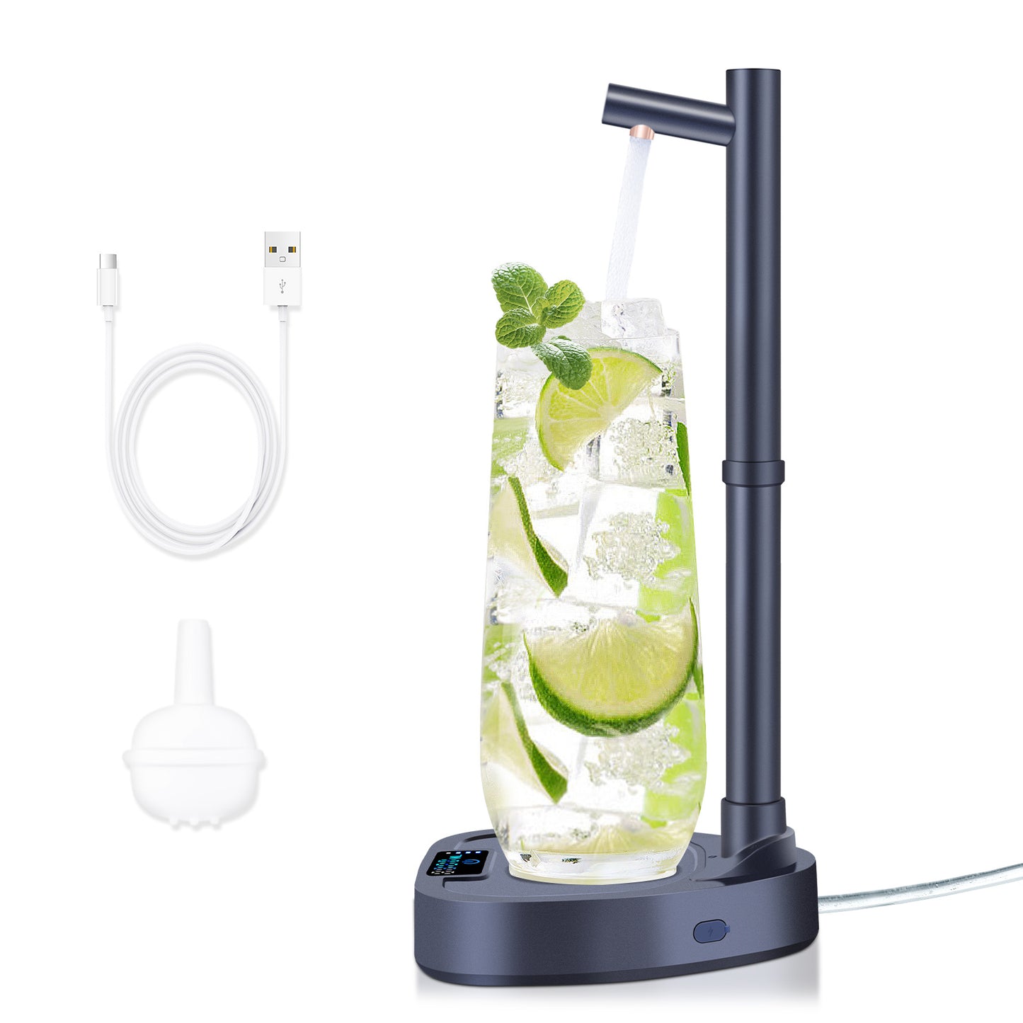 SmartFlow™ Automatic Water Dispenser with Stand – Rechargeable & Portable