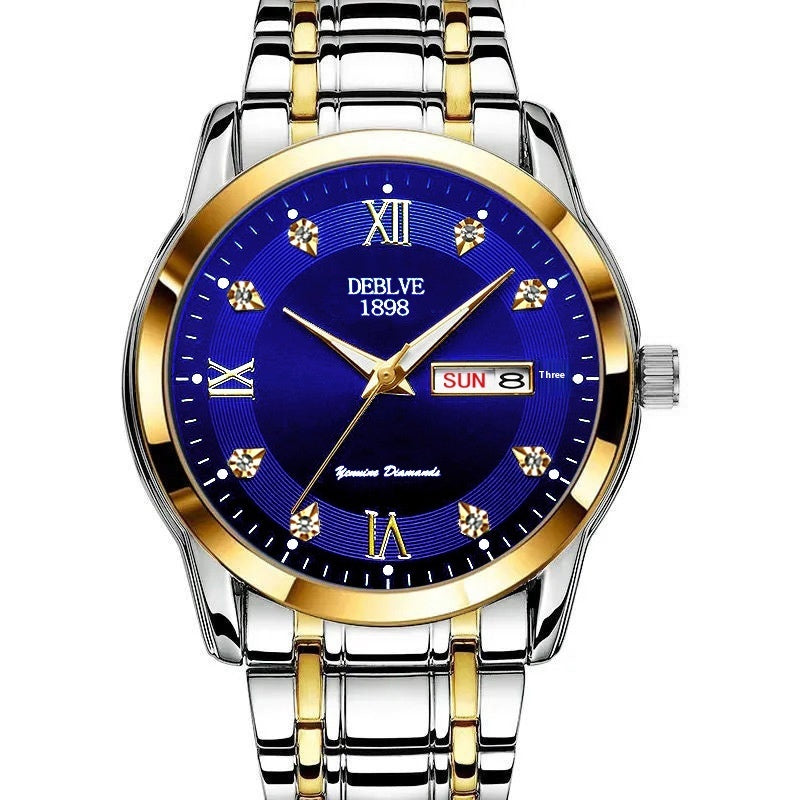 Galactic Dual Calendar Men's Waterproof Luminous Watch