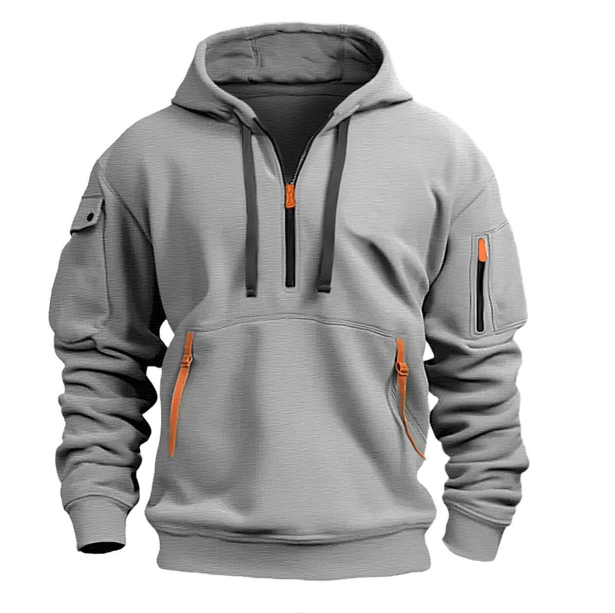 UrbanEase™ Plus-Size Dropped Shoulder Hooded Sweatshirt | Unisex Pullover