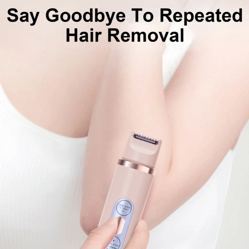 SilkySmooth™ Dual-Head Electric Shaver | Painless Hair Removal for Women