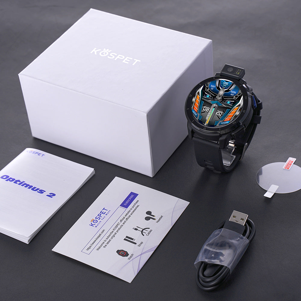 TitanGlow 4G Card Smart Watch - 13 Million Pixel Camera Edition