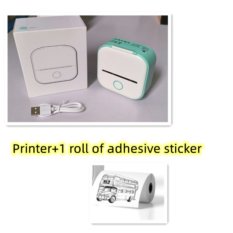 Phomemo™ T02 Mini Thermal Printer – Portable Bluetooth Label & Photo Printer