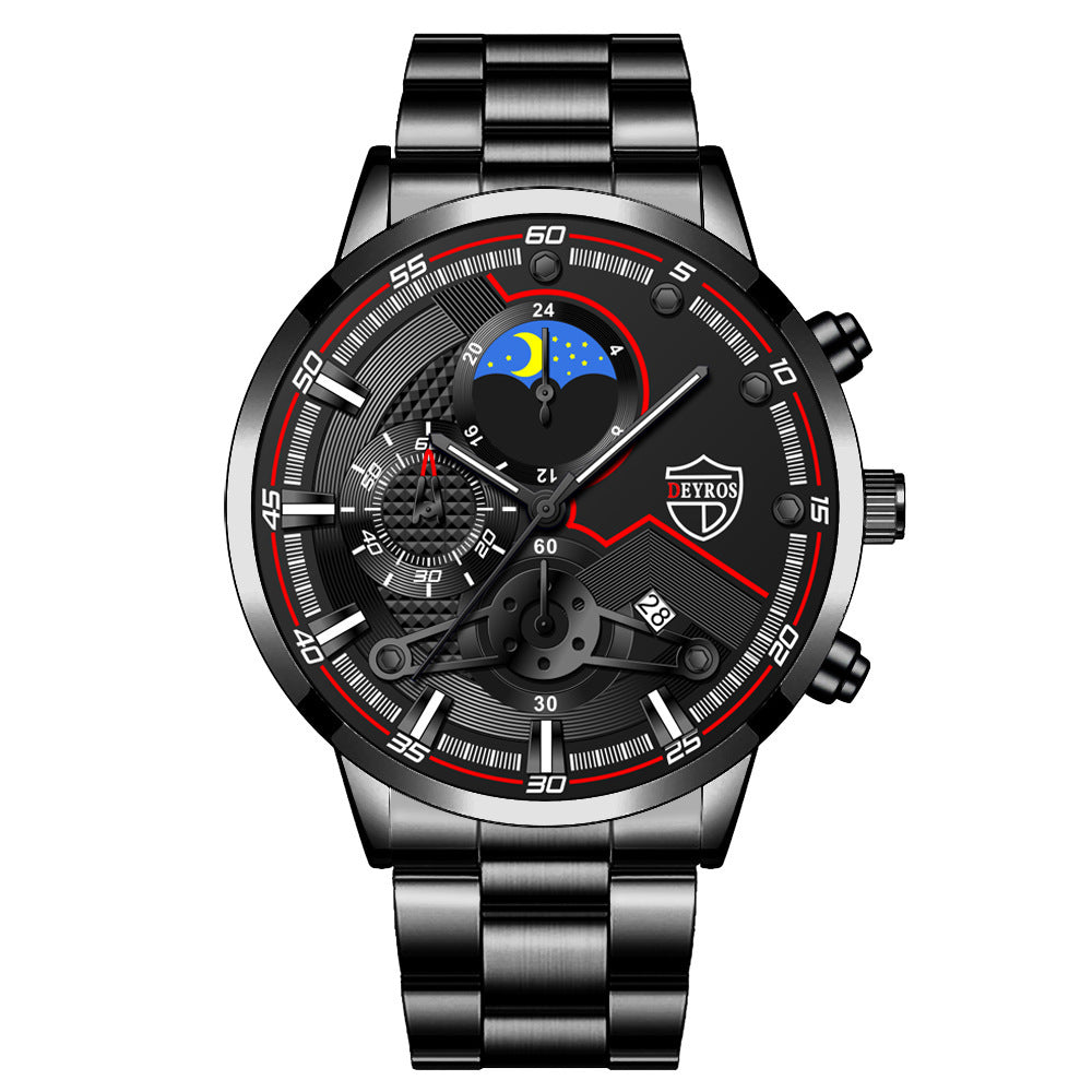 LUXORIS™ Elite Chrono – Business & Casual Quartz Wristwatch