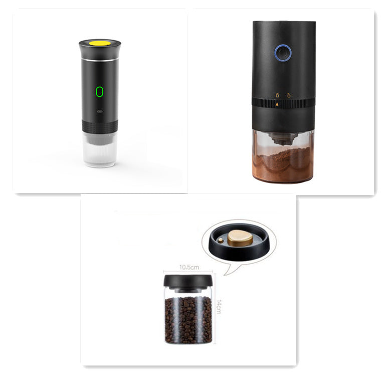 Breo™ 3-in-1 Portable Espresso Maker – Barista-Quality Coffee Anytime, Anywhere!