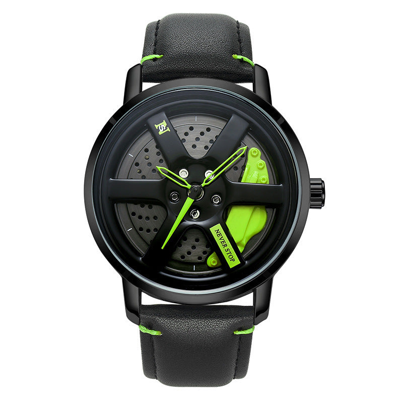 Trendy Unique Dial Mesh Strap Men's Quartz Watch