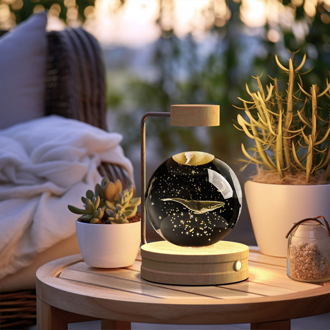 LumiGlow™ Crystal Dinosaur Night Light – 3D Cosmic LED Bedside Lamp