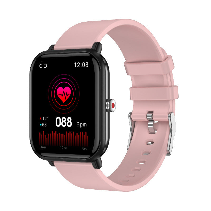 Huaqiang Blood Pressure Measurement Heart Rate Blood Oxygen Exercise Bracelet Watch - Android Smartwatch Compatible