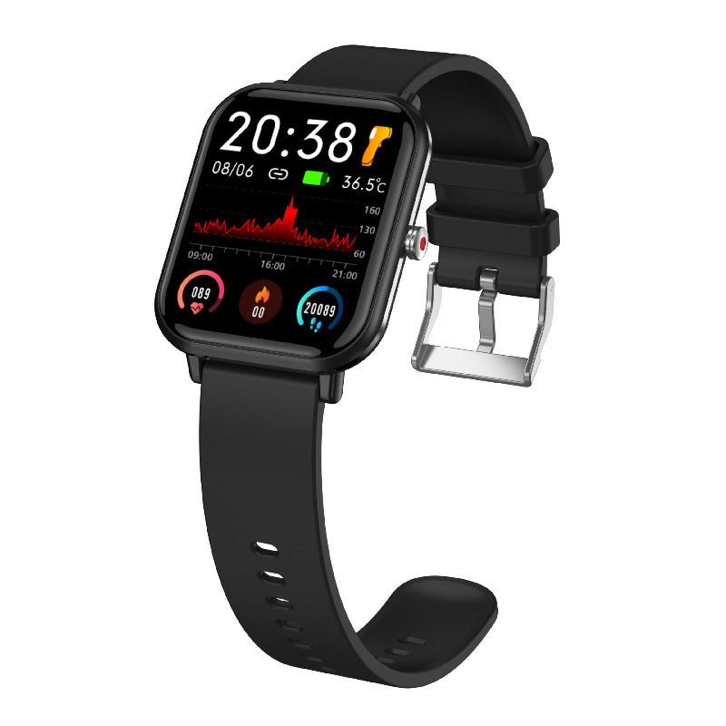 Huaqiang Blood Pressure Measurement Heart Rate Blood Oxygen Exercise Bracelet Watch - Android Smartwatch Compatible