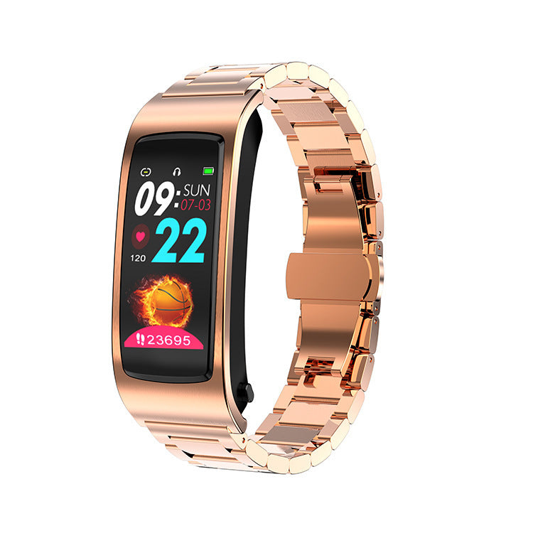 Elegance in Motion: 114 Screen Information Sync Call Prompt K11 Smart Bracelet