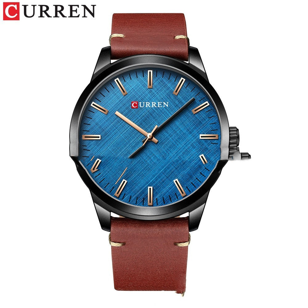 Timeless Elegance: 8386 Round Waterproof Men's Watch