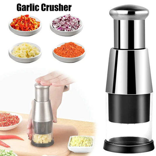 SmartChop™ - Premium Stainless Steel Garlic & Onion Chopper | Effortless Kitchen Gadget