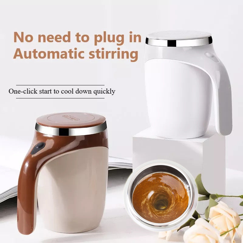 AutoMix™ Rechargeable Self-Stirring Coffee Cup – The Ultimate Lazy Mug!