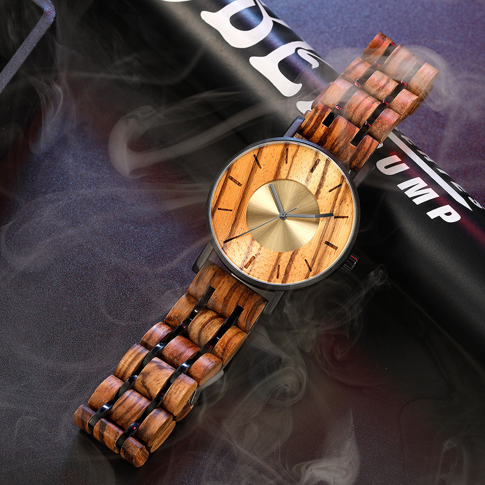 Alloy Room Wood Summer Men's Fashion Watch