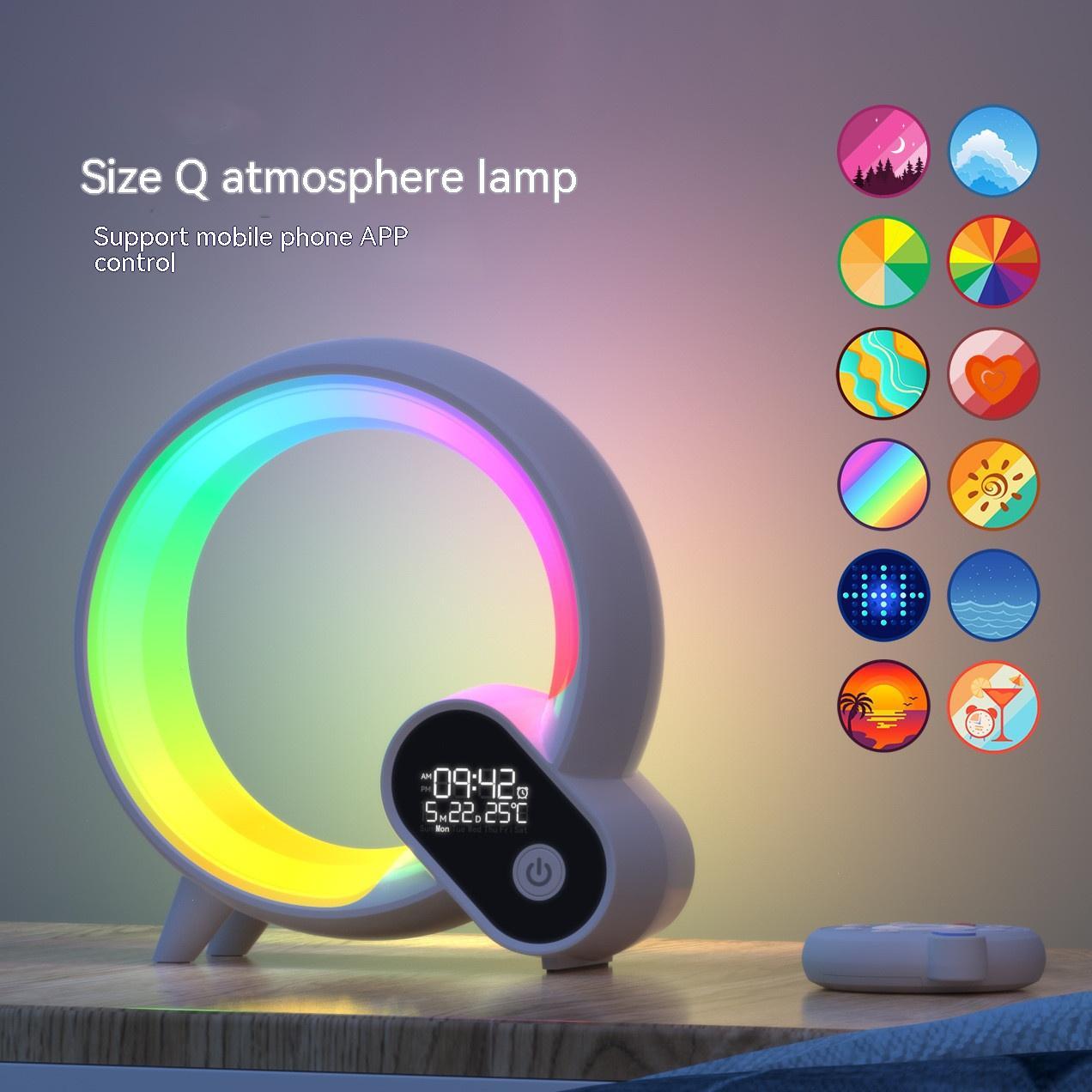 LumiQ™ Smart Sunrise Alarm Clock & Bluetooth Speaker – Wake Up Naturally with Light & Sound