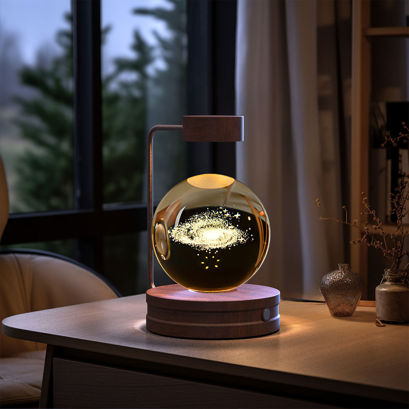 LumiGlow™ Crystal Dinosaur Night Light – 3D Cosmic LED Bedside Lamp