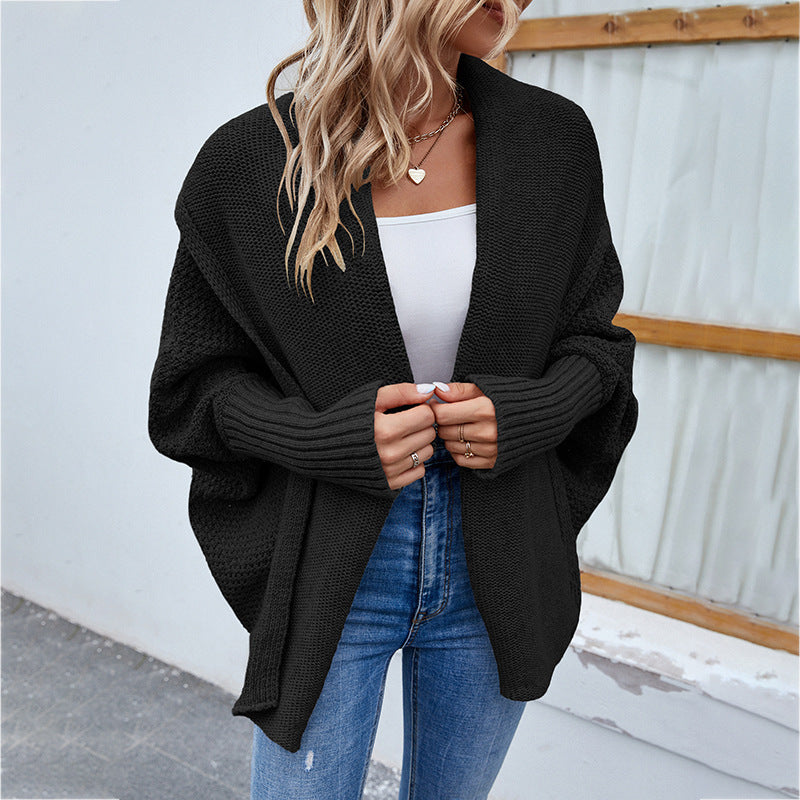 CozyChic™ Oversized Batwing Knit Cardigan – Stylish & Warm for Autumn & Winter